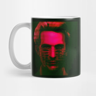 Entity - Creepy Horror Portrait Glitch Art Mug